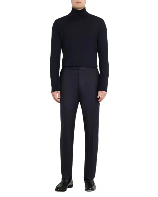 Men 's Slim Wool Trousers Men 's Slim Wool Trousers