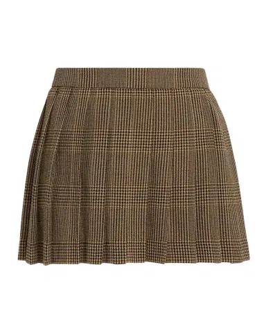 Golden Goose Journey Prince of Wales Pleated Mini Skirt | Thumbnail 1 Golden Goose Journey Prince of Wales Pleated Mini Skirt | Thumbnail 1