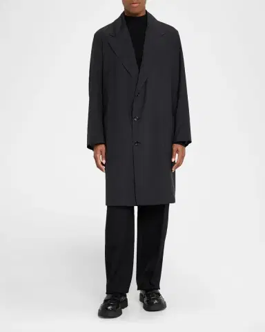 Bottega Veneta Men's Superfine Wool Overcoat | Thumbnail 4 Bottega Veneta Men's Superfine Wool Overcoat | Thumbnail 4