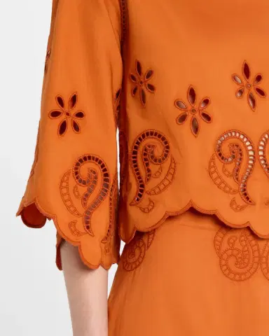 Figue Seline Broderie Anglaise Crop Top | Thumbnail 5 Figue Seline Broderie Anglaise Crop Top | Thumbnail 5