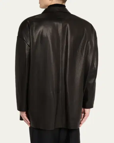 Fear of God Men's Oversized Single-Breasted Leather Blazer | Thumbnail 7 Fear of God Men's Oversized Single-Breasted Leather Blazer | Thumbnail 7
