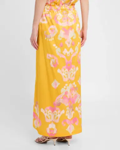 FIGUE Bastien Button-Front Silk Maxi Skirt | Thumbnail 3 FIGUE Bastien Button-Front Silk Maxi Skirt | Thumbnail 3