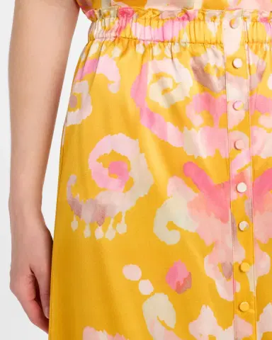 FIGUE Bastien Button-Front Silk Maxi Skirt | Thumbnail 5 FIGUE Bastien Button-Front Silk Maxi Skirt | Thumbnail 5
