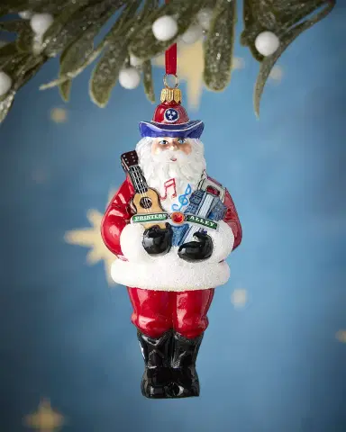 Joy To The World Collectibles Neiman Marcus Music Santa Christmas Ornament | Thumbnail 1 Joy To The World Collectibles Neiman Marcus Music Santa Christmas Ornament | Thumbnail 1