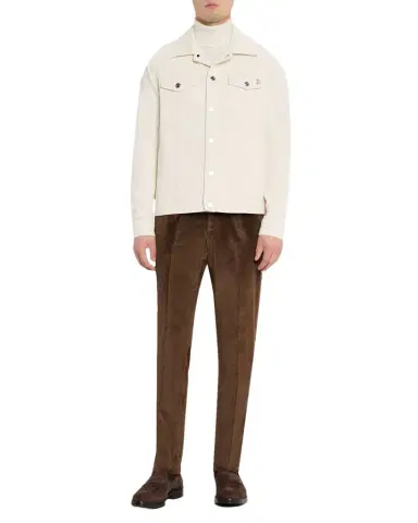 Stefano Ricci Men 's Cotton-Blend Corduroy Trousers | Thumbnail 1 Stefano Ricci Men 's Cotton-Blend Corduroy Trousers | Thumbnail 1