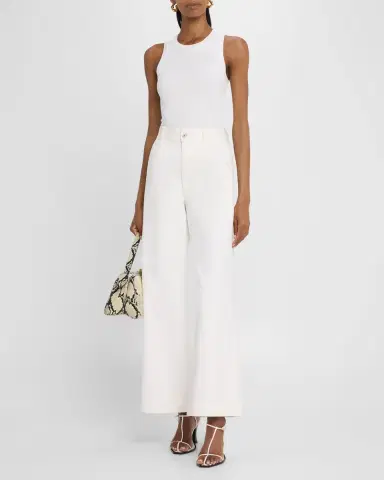 Good Work by Argent x Citizens of Humanity Beverly High-Rise Wide-Leg Cotton Trousers | Thumbnail 2 Good Work by Argent x Citizens of Humanity Beverly High-Rise Wide-Leg Cotton Trousers | Thumbnail 2