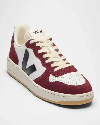 Veja V-10 Bicolor Leather Low-Top Sneakers | Thumbnail 2 Veja V-10 Bicolor Leather Low-Top Sneakers | Thumbnail 2