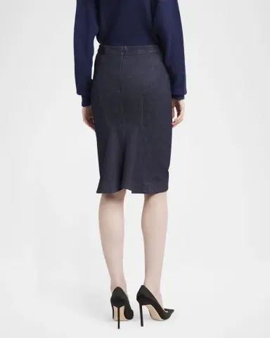 Tom Ford Stretch Denim Tailored Skirt | Thumbnail 3 Tom Ford Stretch Denim Tailored Skirt | Thumbnail 3