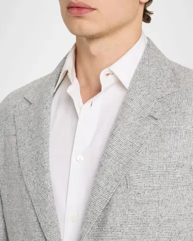 Brunello Cucinelli Men's Plaid Donegal Effect Two-Piece Suit | Thumbnail 6 Brunello Cucinelli Men's Plaid Donegal Effect Two-Piece Suit | Thumbnail 6