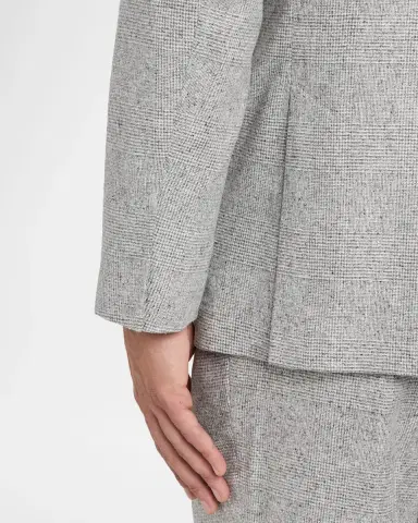 Brunello Cucinelli Men's Plaid Donegal Effect Two-Piece Suit | Thumbnail 9 Brunello Cucinelli Men's Plaid Donegal Effect Two-Piece Suit | Thumbnail 9