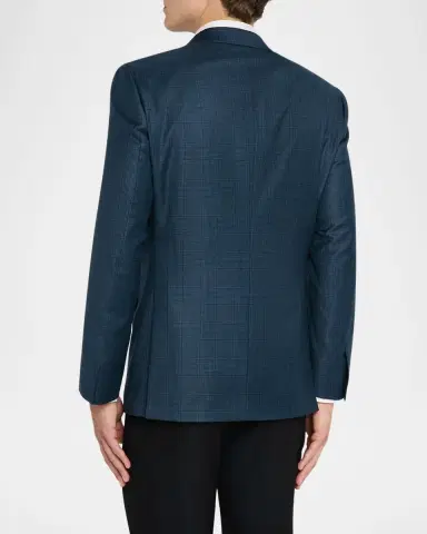 Brioni Men's Wool Tonal Prince of Wales Sport Coat | Thumbnail 2 Brioni Men's Wool Tonal Prince of Wales Sport Coat | Thumbnail 2