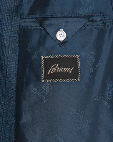 Brioni Men's Wool Tonal Prince of Wales Sport Coat | Thumbnail 5 Brioni Men's Wool Tonal Prince of Wales Sport Coat | Thumbnail 5