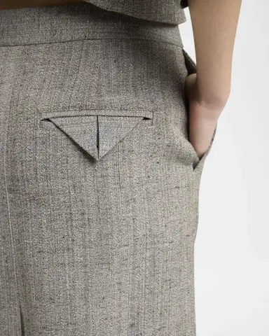 Bottega Veneta Knotted Melange Straight Skirt | Thumbnail 4 Bottega Veneta Knotted Melange Straight Skirt | Thumbnail 4
