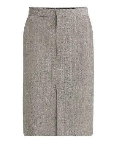 Bottega Veneta Knotted Melange Straight Skirt | Thumbnail 1 Bottega Veneta Knotted Melange Straight Skirt | Thumbnail 1