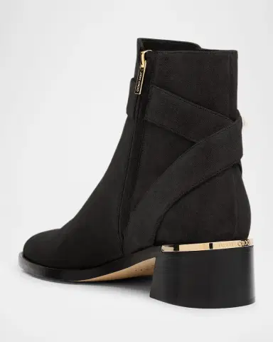 Jimmy Choo Noor 45 Suede Ankle Boots | Thumbnail 4 Jimmy Choo Noor 45 Suede Ankle Boots | Thumbnail 4