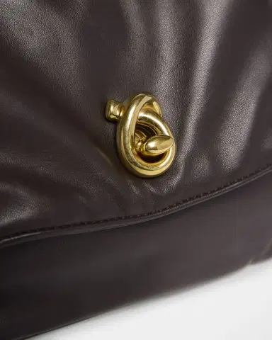 Bottega Veneta Knot Flap Leather Shoulder Bag | Thumbnail 5 Bottega Veneta Knot Flap Leather Shoulder Bag | Thumbnail 5