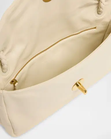 Bottega Veneta Knot Flap Leather Shoulder Bag | Thumbnail 8 Bottega Veneta Knot Flap Leather Shoulder Bag | Thumbnail 8