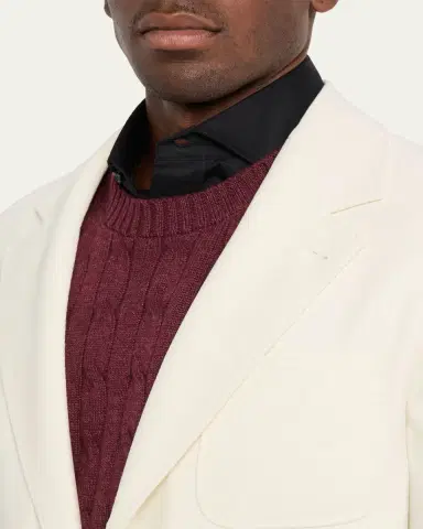 Brunello Cucinelli Men's Cavallery Twill Sport Jacket | Thumbnail 5 Brunello Cucinelli Men's Cavallery Twill Sport Jacket | Thumbnail 5