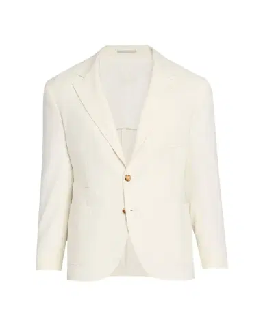 Brunello Cucinelli Men's Cavallery Twill Sport Jacket | Thumbnail 1 Brunello Cucinelli Men's Cavallery Twill Sport Jacket | Thumbnail 1