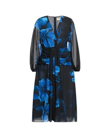 Chiara Boni La Petite Robe Floral-Print Georgette Midi Dress | Thumbnail 1 Chiara Boni La Petite Robe Floral-Print Georgette Midi Dress | Thumbnail 1