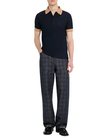 Burberry Men's Cotton Logo-Collar Polo Shirt | Thumbnail 1 Burberry Men's Cotton Logo-Collar Polo Shirt | Thumbnail 1