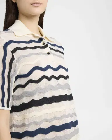 Bottega Veneta Zigzag Striped Knitwear Top | Thumbnail 5 Bottega Veneta Zigzag Striped Knitwear Top | Thumbnail 5