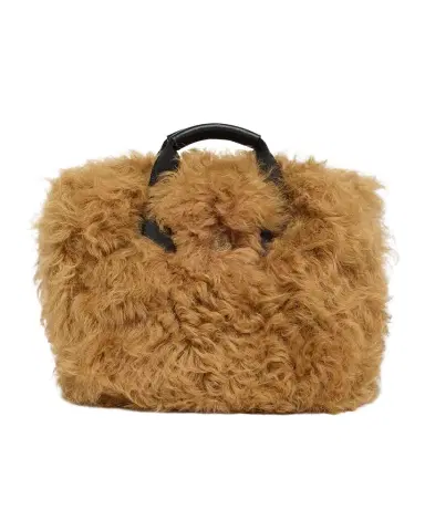 Moncler Micro Caradoc Shearling Tote Bag | Thumbnail 1 Moncler Micro Caradoc Shearling Tote Bag | Thumbnail 1