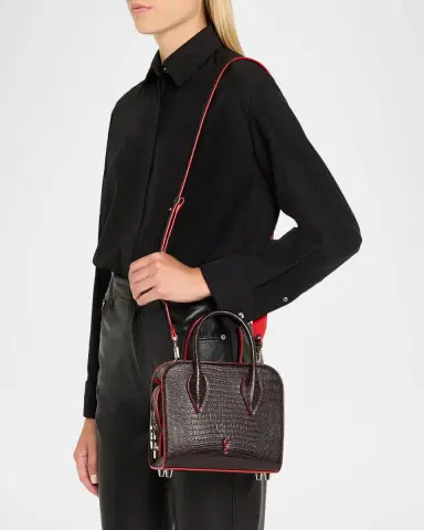 Christian Louboutin Eloise Crossbody Bag in Spiked Lizard-Embossed Leather | Thumbnail 2 Christian Louboutin Eloise Crossbody Bag in Spiked Lizard-Embossed Leather | Thumbnail 2