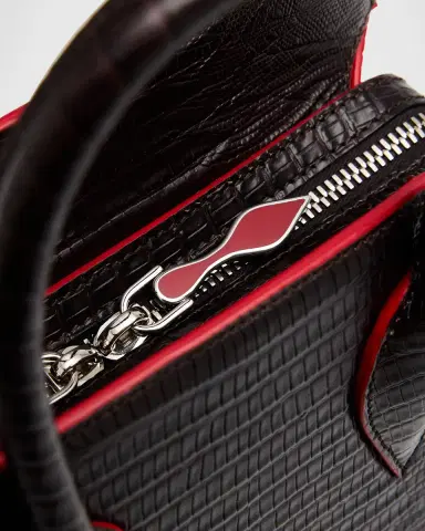 Christian Louboutin Eloise Crossbody Bag in Spiked Lizard-Embossed Leather | Thumbnail 6 Christian Louboutin Eloise Crossbody Bag in Spiked Lizard-Embossed Leather | Thumbnail 6