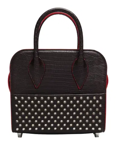 Christian Louboutin Eloise Crossbody Bag in Spiked Lizard-Embossed Leather | Thumbnail 1 Christian Louboutin Eloise Crossbody Bag in Spiked Lizard-Embossed Leather | Thumbnail 1