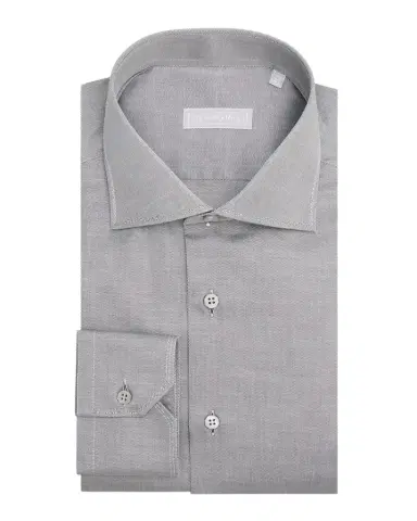 Stefano Ricci Men's Oxford Cotton Spread Collar Dress Shirt | Thumbnail 1 Stefano Ricci Men's Oxford Cotton Spread Collar Dress Shirt | Thumbnail 1