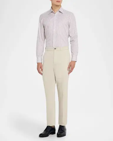 dunhill Men's Cotton Pinstripe Modern-Fit Sport Shirt | Thumbnail 2 dunhill Men's Cotton Pinstripe Modern-Fit Sport Shirt | Thumbnail 2