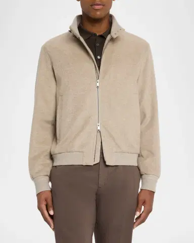 ZEGNA Men's Oasi Cashmere Elements Blouson | Thumbnail 3 ZEGNA Men's Oasi Cashmere Elements Blouson | Thumbnail 3