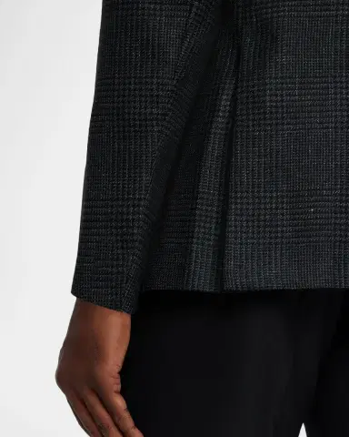 ZEGNA Men's Prince of Wales Notch-Lapel Sport Coat | Thumbnail 8 ZEGNA Men's Prince of Wales Notch-Lapel Sport Coat | Thumbnail 8