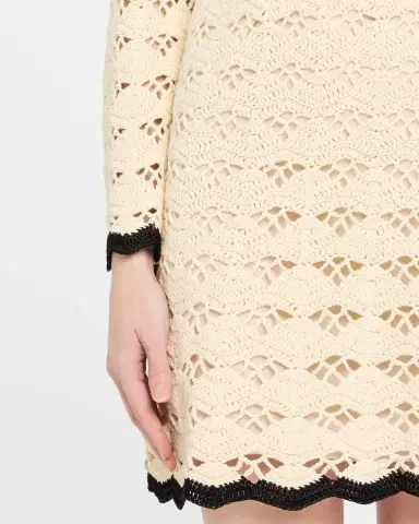 Zimmermann Rhiannon Crochet Mini Dress | Thumbnail 4 Zimmermann Rhiannon Crochet Mini Dress | Thumbnail 4