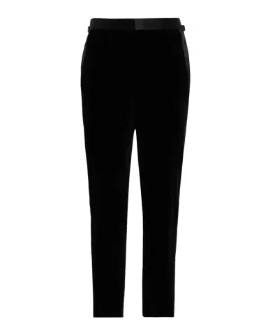 Tom Ford Men's Shelton Velvet Tuxedo Stripe Formal Pants | Thumbnail 1 Tom Ford Men's Shelton Velvet Tuxedo Stripe Formal Pants | Thumbnail 1
