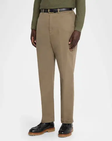 dunhill Men 's Cotton Twill Straight-Fit Chino Pants | Thumbnail 4 dunhill Men 's Cotton Twill Straight-Fit Chino Pants | Thumbnail 4