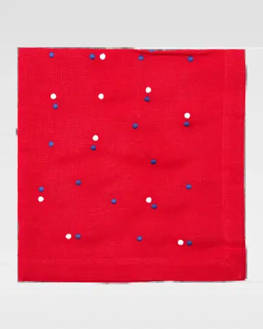Deborah Rhodes Scattered Dots Embroidered Napkin, Set of 4 | Thumbnail 2 Deborah Rhodes Scattered Dots Embroidered Napkin, Set of 4 | Thumbnail 2