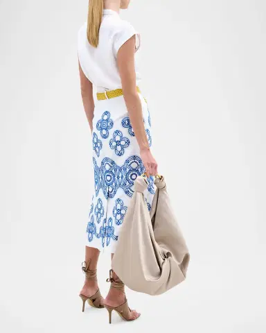 Silvia Tcherassi Layan Embroidered Midi Skirt | Thumbnail 3 Silvia Tcherassi Layan Embroidered Midi Skirt | Thumbnail 3