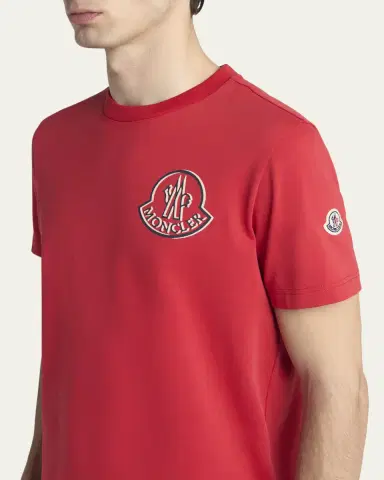 Moncler Men's Chest Logo Graphic T-Shirt | Thumbnail 9 Moncler Men's Chest Logo Graphic T-Shirt | Thumbnail 9