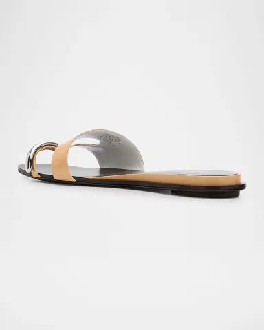 Tory Burch Pierced Leather Toe Ring Flat Sandals | Thumbnail 4 Tory Burch Pierced Leather Toe Ring Flat Sandals | Thumbnail 4