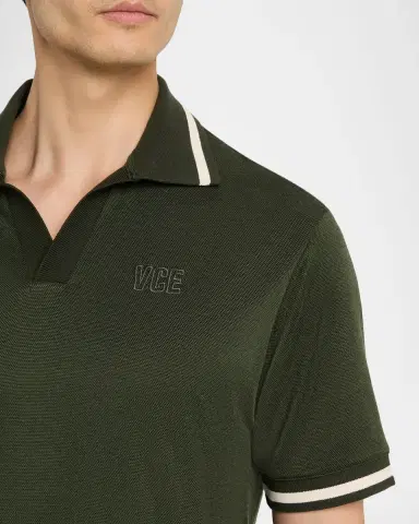 Golden Goose Men's Jersey Embroidered Polo Shirt | Thumbnail 5 Golden Goose Men's Jersey Embroidered Polo Shirt | Thumbnail 5