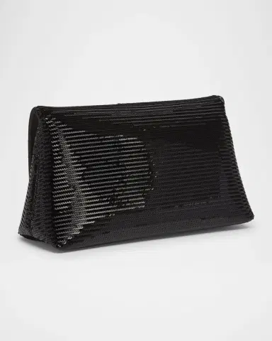 TOM FORD Nobile Mini Clutch Bag in Sequin-Embroidered Viscose | Thumbnail 3 TOM FORD Nobile Mini Clutch Bag in Sequin-Embroidered Viscose | Thumbnail 3