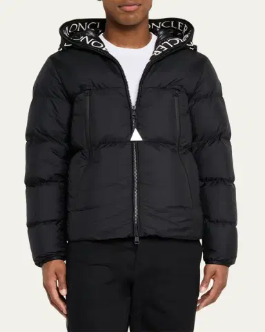 Moncler Men's Montcla Hooded Short Down Jacket | Thumbnail 4 Moncler Men's Montcla Hooded Short Down Jacket | Thumbnail 4