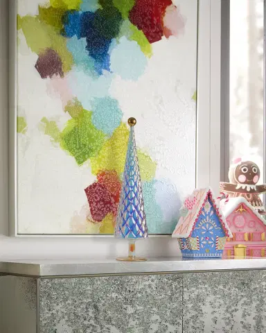 Glitterville Opalescence 22" Glass Tree, Medium | Thumbnail 1 Glitterville Opalescence 22" Glass Tree, Medium | Thumbnail 1
