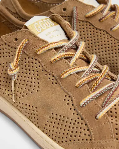 Golden Goose Ball Star Peforated Suede Low-Top Sneakers | Thumbnail 3 Golden Goose Ball Star Peforated Suede Low-Top Sneakers | Thumbnail 3