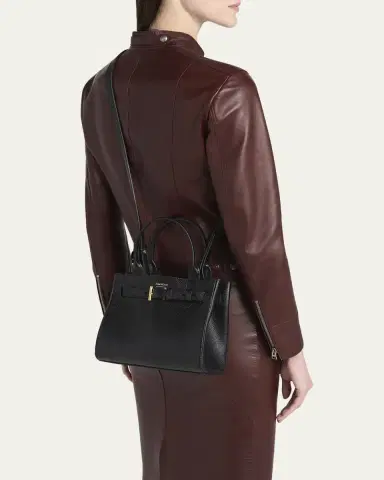 Tom Ford Audrey Small Tote Bag in Grain Leather | Thumbnail 2 Tom Ford Audrey Small Tote Bag in Grain Leather | Thumbnail 2