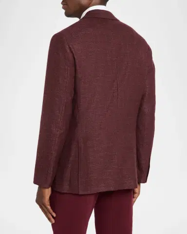 Brunello Cucinelli Men 's Wool-Blend Traditional Sport Coat | Thumbnail 2 Brunello Cucinelli Men 's Wool-Blend Traditional Sport Coat | Thumbnail 2