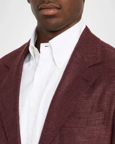 Brunello Cucinelli Men 's Wool-Blend Traditional Sport Coat | Thumbnail 4 Brunello Cucinelli Men 's Wool-Blend Traditional Sport Coat | Thumbnail 4