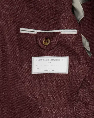 Brunello Cucinelli Men 's Wool-Blend Traditional Sport Coat | Thumbnail 5 Brunello Cucinelli Men 's Wool-Blend Traditional Sport Coat | Thumbnail 5